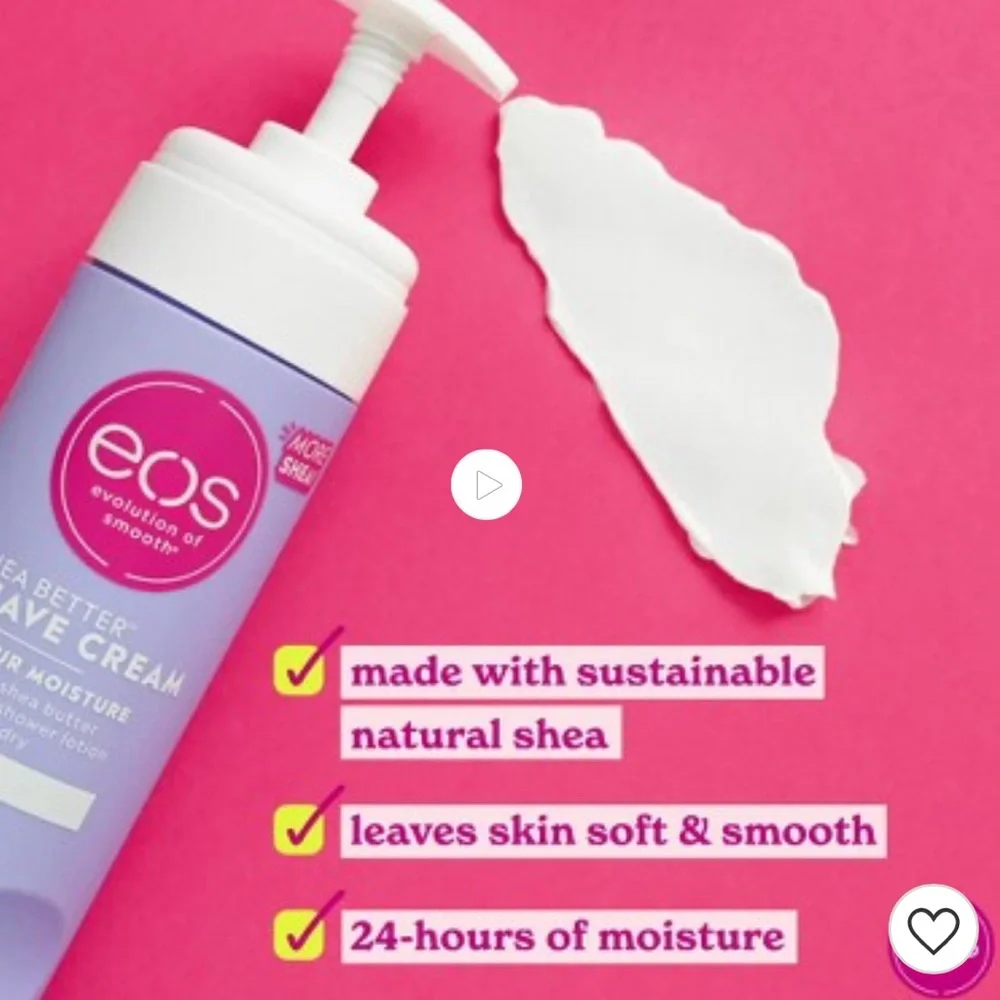 EOS Evolution of Motion Shea Better Shave Cream Sensitive Skin 7oz NIP